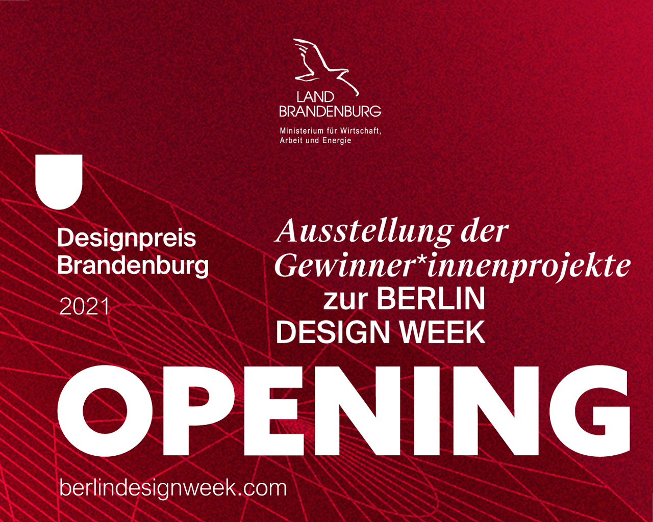 Einladung Opening Design bewegt Brandenburg